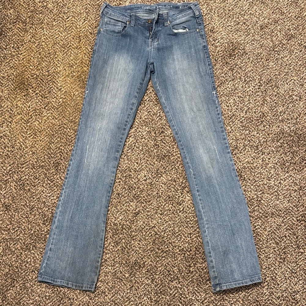 Cowgirl Tuff Blue Boot Cut Jeans